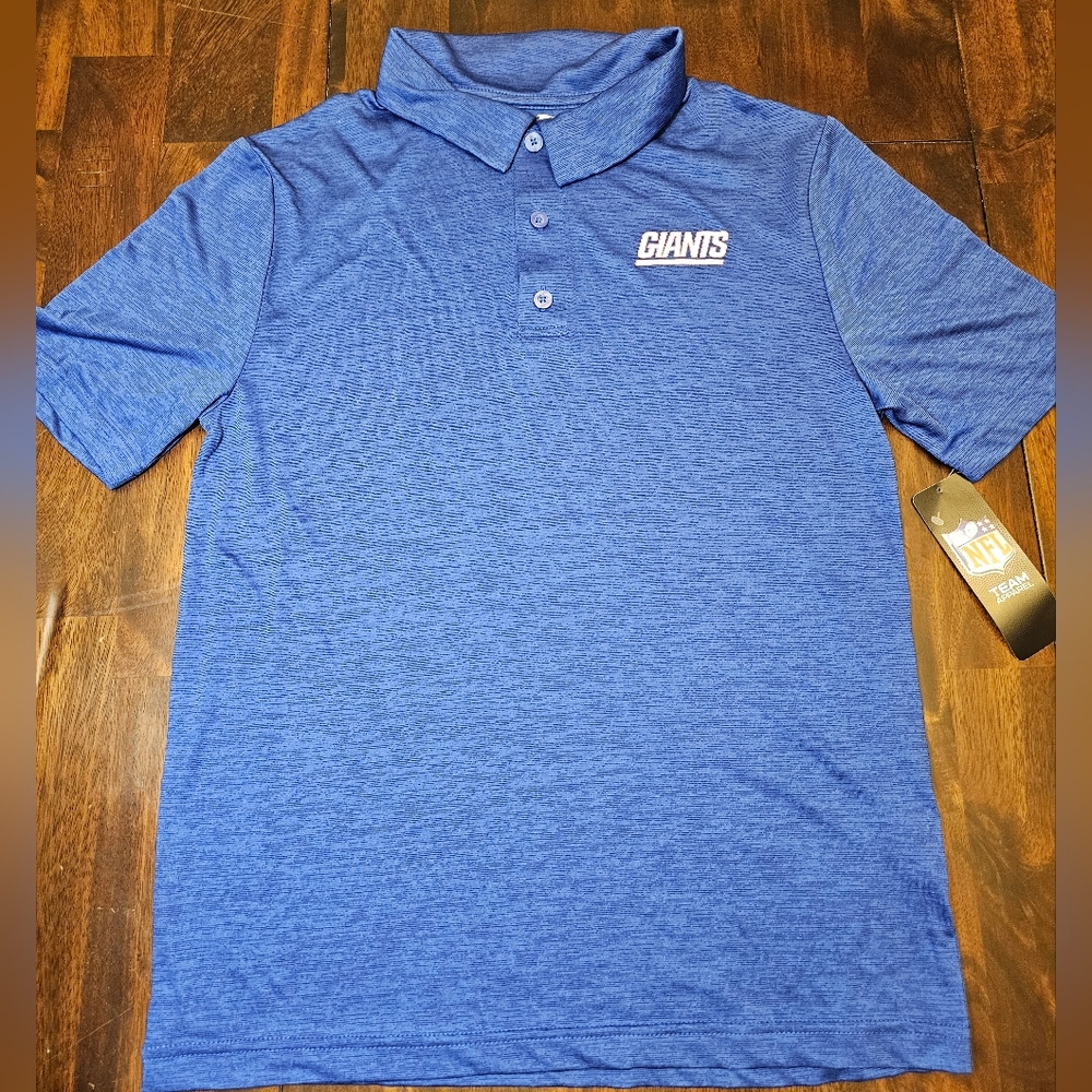 Giants Blue Performance Polo Shirt